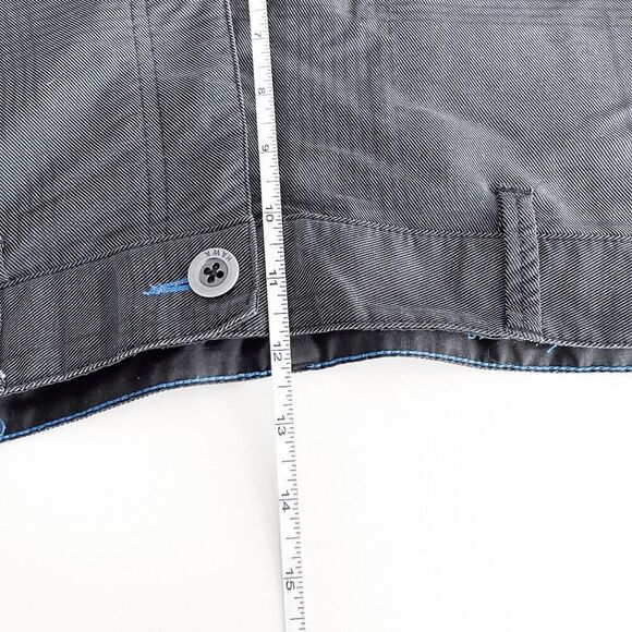 Tony Hawk Mens Shorts Next Level Stretch Plaid Flat Front Casual Gray Size 38 - Picture 7 of 7